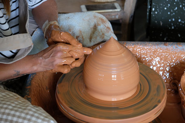 Workshop pottendraaien Keramika Lievegem