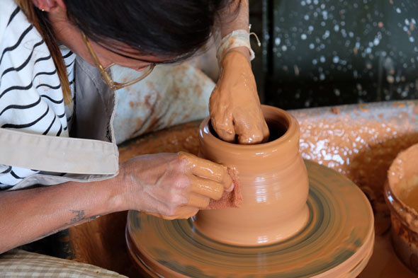 Keramika keramieklessen - pottendraaien